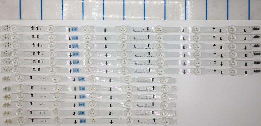 Set12   6x D4GE-500DCA-R2 6x D4GE-500DCB-R2 LED Backlight für UE50J6275, UE50J6250, UE50J6200, UE50J6270, UE50J5150, UE50H6270, UE50H6470
