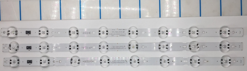 Set 3x SSC_Trident_55UK63_S SSC_55UK63_8LED_SVL550AS48AT5_REV1.0_171201 LED Backlight z.B für 55UK6400PFL 50uk6400,55UK6200PLA,55UK6470PLA 55UM7050PLC 55UN71006LB 55UM71007LB 55UM71000PLC