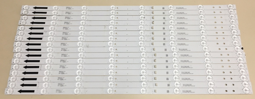SET16 16x 55D8300P 55HR332M08A0 V2 4C-LB550T-HR21 LED Backlight