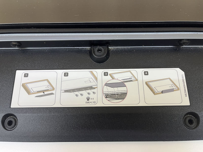 LG OLED55E8LLA  Standfuß