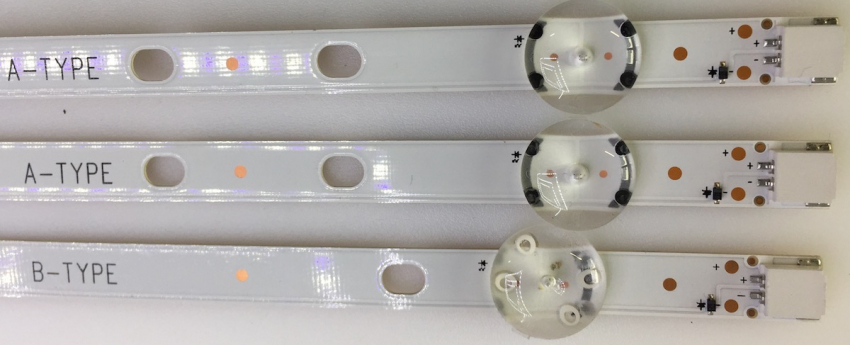 MD31298 Set3 2xVESTEL 43" DRT UHD A-TYPE REV0.3 3009-5284 und 1xVESTEL 43" DRT UHD B-TYPE REV0.3 3009-5285 LED Backlight