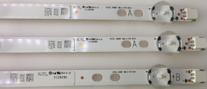 Set 2x 400DRT VNB A-Type REV11 3008-9018 und 1x 400DRT VNB B-Type REV11 3008-9019 LED Backlight für DL40F289