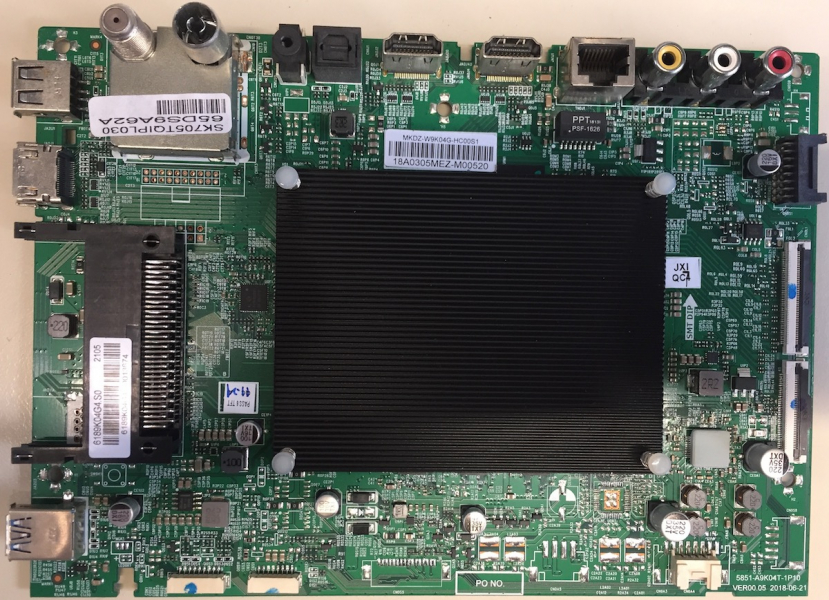 65DS9A62A 5851-A9K04T-1P10 Ver00.05 SK705TQIPL030 Mainboard
