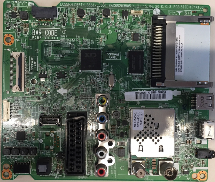 32LF561V EAX66203805(1.2) EBT63716658 EBR79594615 Mainboard
