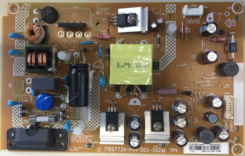 32PFS5362/12 715G7734-P01-003-002M PLTVHL241XXB9 Netzteil