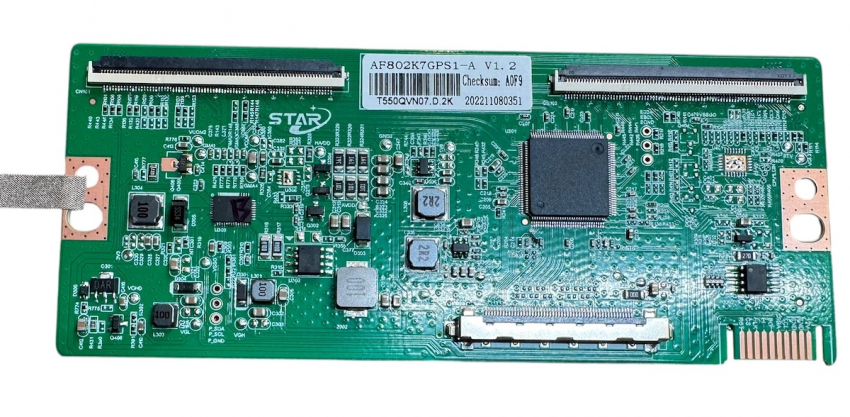 55F8000SMT T-Con AF802K7GPS1-A V1.2 T550QVN07.D.2K 202211080351