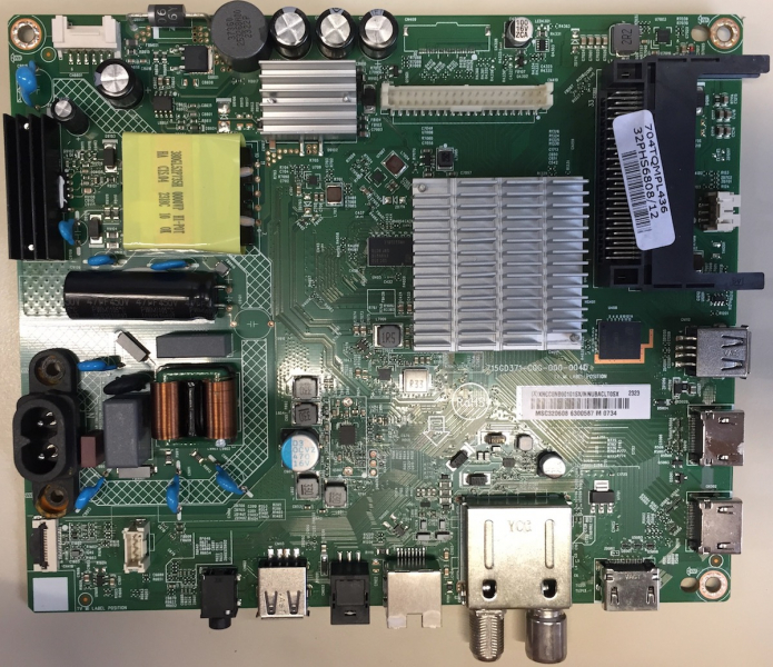 32PHS6808 715GD371-C0G-000-004D 704TQMPL436 Mainboard