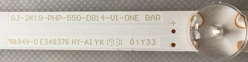 55PUS8804 GJ-2K19-PHP-550-D814-V1-0NE BAR LED Backlight