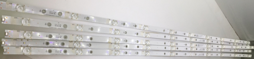 Set 5x LB-GM3030-GJ0D22555X10AN22-X/S LED-Backlight für 55PUS5670