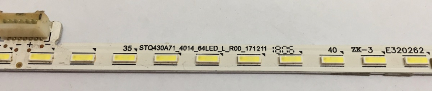 STQ430A71_4014_64LED_L_R00_171211 LED Backlight z.B für 43DPG40