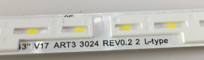 6916L-3024A 43" V17 ART3 3025 REV0.2 2 L-type 6922L-0224A LED Backlight z.B für LG 43UV761H
