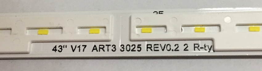 6916L-3024A 43" V17 ART3 3025 REV0.2 2 R-type 6922L-0224A LED Backlight z.B für LG 43UV761H