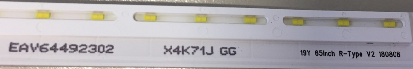 65SM8500PLA 19Y 65inch R-Type V2 180808 EAV64492302 X4K71JGG LED Backlight