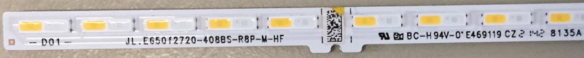 GO65Q74BAT JL.E650F2720-408BS-R8P-M-HF E469119 8135A  LED Backlight