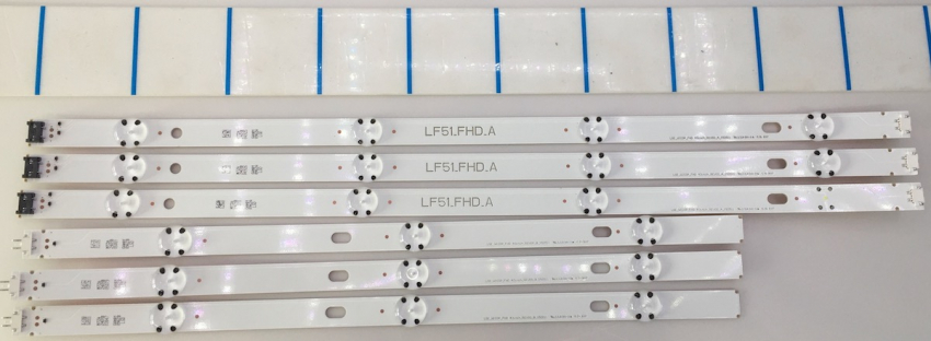 43LF510V Set6 3x LGE_WICOP_FHD 43inch_REV00_A_150511 und 3x LGE_WICOP_FHD 43inch_REV00_B_150511 LED Backlight