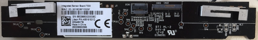 Wi-Fi Board WN4607B (3D) V01 323C1631219D 282206502665 E198991 integrated Sensor Board 7000