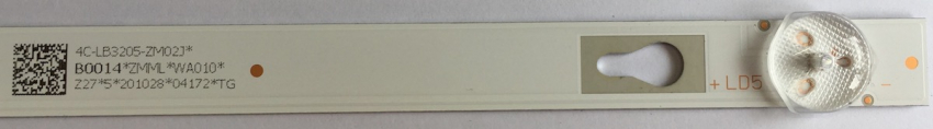 LED Backlight  MPEG GiC32LB37_3030F2.1D_V0.5_20180517 4C-LB3205-ZM01J für 32E5563  32E5560