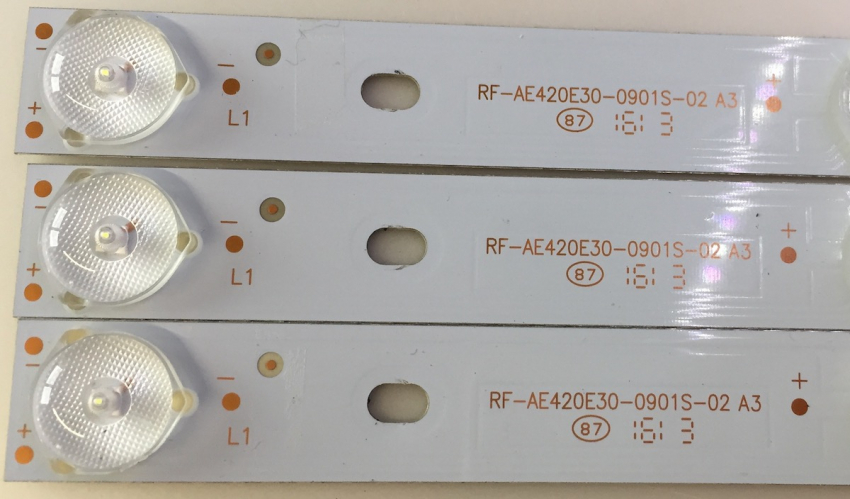 MOVIE 40 Set3 3x RF-AE420E30-0901S-02 A3 LED Backlight