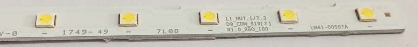 UE49NU7179U LED Backlight L1_NU7.1/7.3 D9_CDM_S19 2 R1.0_RB0_100 LM41-00557A