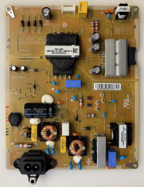 Netzteil LGP43T-18U1 Rev1.0 EAX67865121(1.6) EAY64928601 für 43UK6750