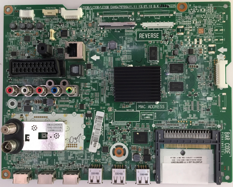 47LN5758 43LN5778  EAX64797004(1.1) EBT62345987 EBR76822401 Mainboard