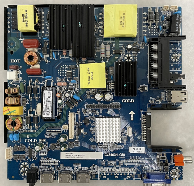 Mainboard CV3463H-C50 A550ED5L01 BJM1-155088-0T3G 10016350  für z.B DVB-G1704-ID00470 DVX5 DVB-PM1550088H