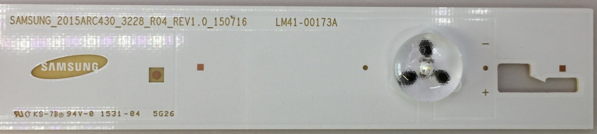 43GFB6623, 40GFB6623, 43VLE6524BL Set10 5x SAMSUNG_2015ARC430_3228_R04_REV1.0_150716 LM41-00173A 5x SAMSUNG_2015ARC430_3228_L05_REV1.0_150716 LM41-00174A LED Backlight
