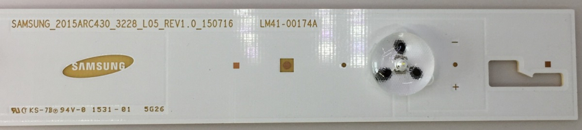 43GFB6623, 40GFB6623, 43VLE6524BL Set10 5x SAMSUNG_2015ARC430_3228_R04_REV1.0_150716 LM41-00173A 5x SAMSUNG_2015ARC430_3228_L05_REV1.0_150716 LM41-00174A LED Backlight