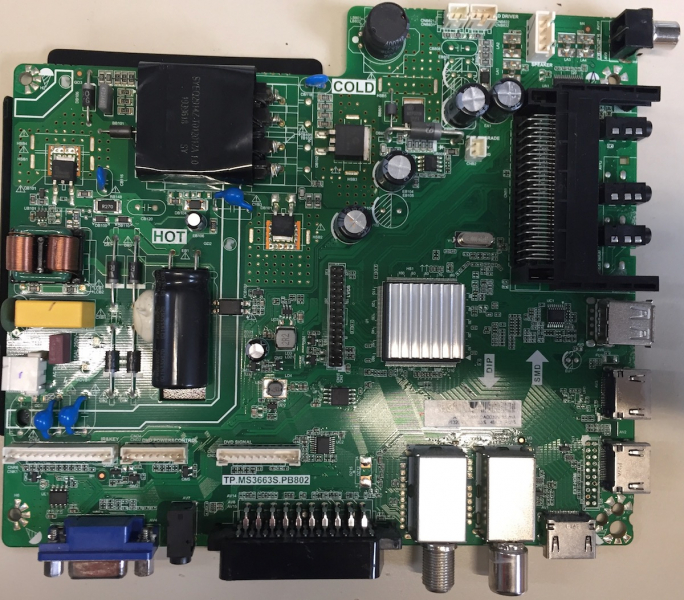 MD30161 MD31502 TP.MS3663S.PB802 PT320AT02-1 Mainboard