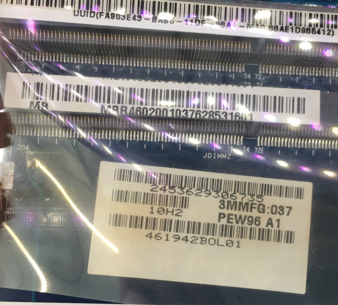 Mainboard PEW96 Acer Aspire 5552 PEW96 LA-6552P