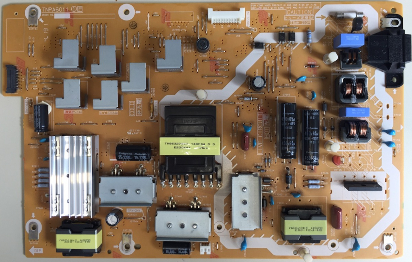 TX-55ASN758 TNPA6011 1P Netzteil Ver. mit 2 langen 450V Kondensatoren