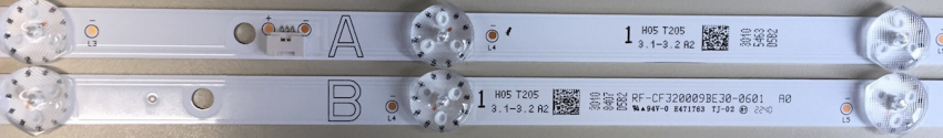 32LED3231B Set2 RF-CF320009AE30-0601 1x A und 1x B RF-CF320009BE30-0601 LED Backlight