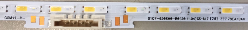 GQ65LS03BAU GQ65Q74AAT QE65Q70BAT S1Q7-650SM0-R0 (20.11.04) 78EA/BAR LED Backlight