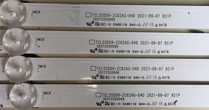 L55M7-EA TCL55D09-ZC62AG-04D 303TC550066 LED Backlight
