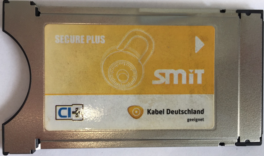 Smit CI+ Modul Kabel Deutschland (Gelb) für G09 & G02 Smartcard