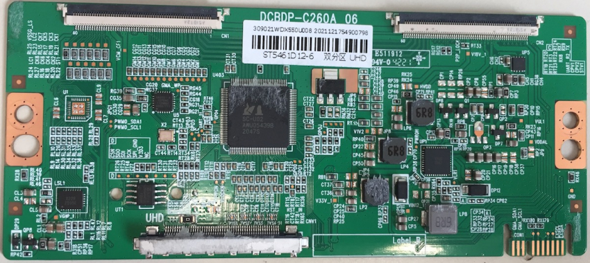 55UA10V3  DCBDP-C260A_06 ST5461D12-6 T-CON