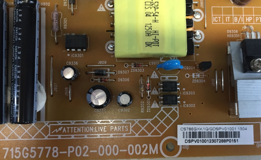 47PFK5038K 715G5778-P02-000-002M CS786GXK1Q Netzteil