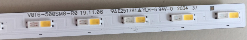 GQ50Q60TGU GQ50Q65TGU GQ50Q60TQU LED Backlight V0T6-500SM0-R0 19.11.06 50382AL
