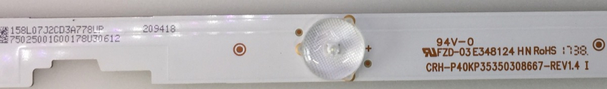 LC-40FG3342, 40/1380-GB-11B4 40/1480-GB-11B Set3 3x CRH-P40KP35350308667-REV1.4 209418 LED Backlight
