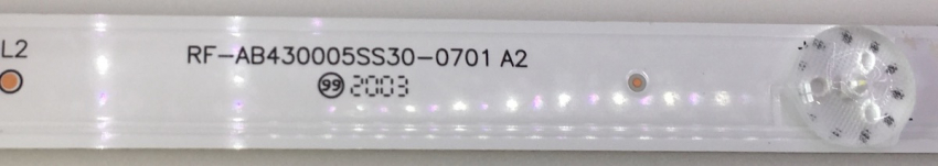 U43H7S ODL43850UC-TiB SET3 x RF-AB430005SS30-0701 A2 LED Backlight