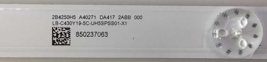 U43H7S ODL43850UC-TiB SET3 x RF-AB430005SS30-0701 A2 LED Backlight