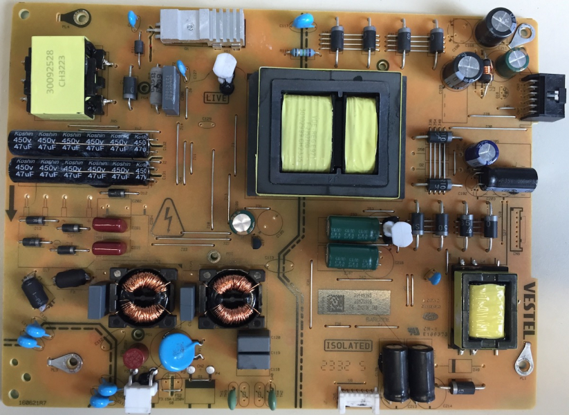 65UV2463DA 65UV3363DA XU65TO750S D65U750X2CW Netzteil 17IPS72 23829929 160621R7