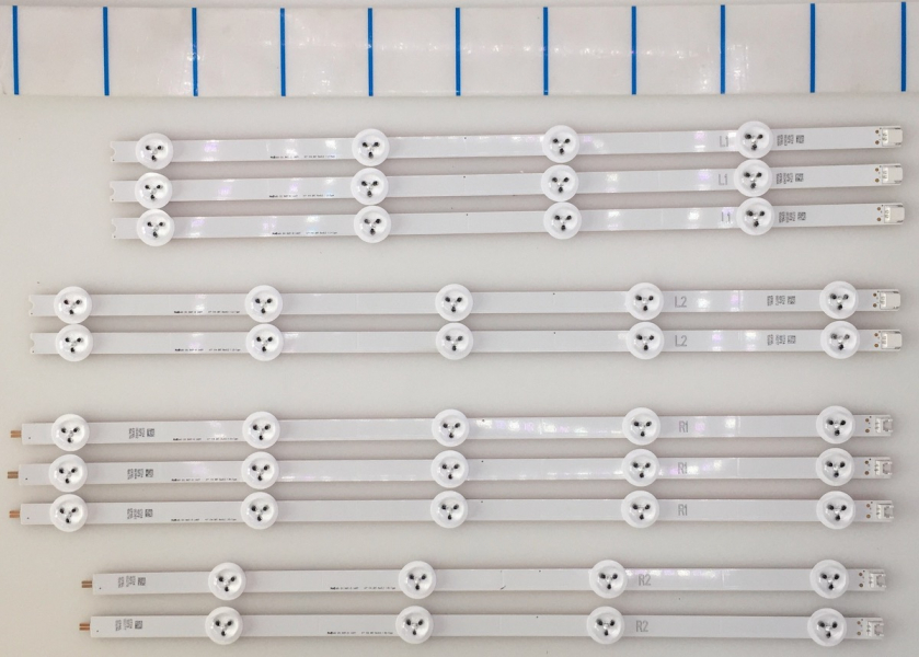 47PFK6309 Set10 3x L1 6916L-1566A und 2x L2 6916L-1568A und 3x R1 6916L-1567A und 2x R2 6916L-1569A LED Backlight