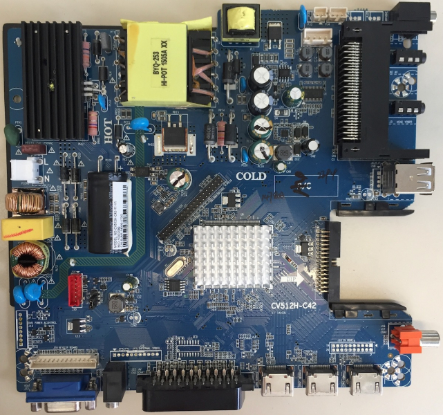 DVB-PT14009HCAS CV512H-C42  BJM1-14009-1T3G 10002089 Mainboard
