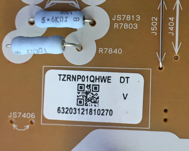 TX-49ESW504 TX-43FSW504   TNPA6382 1 P TZRNP01QHWE Netzteil