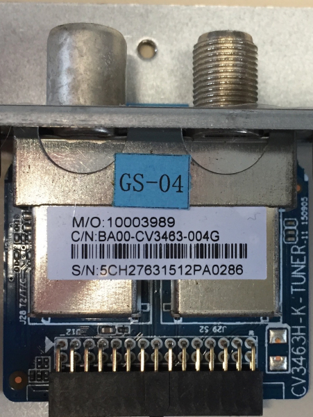 CV3463H-K BA00-CV3463-004G Sat-Tuner