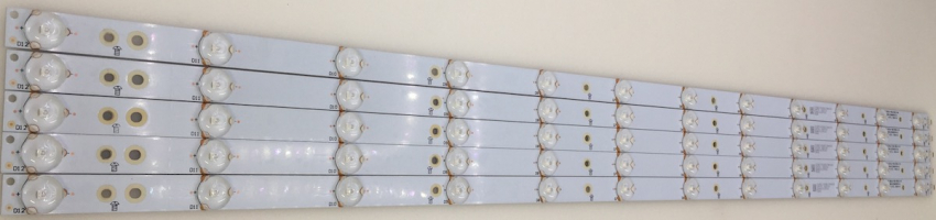 43PUS6101 43PUS6401, 43PUS6201 Set5 5x GJ-2K16-430-D512-V4  LED Backlight