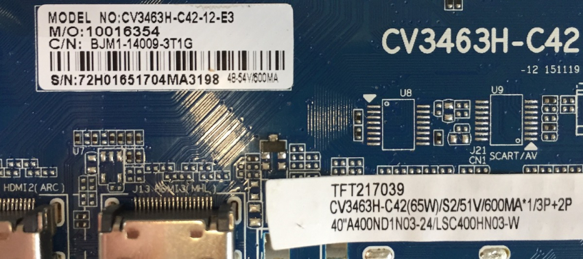 DVB-PM14009HCATS DVX-4 CV3463H-C42-12-E3 A400ND1N03 LSC400HN03 BJM1-14009-3T1G 10016354 Mainboard