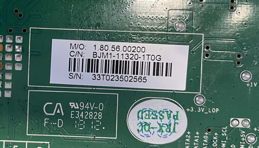 CV9202H-BPW A320CE1HJ1 V320HJ1 BJM1-11320-1T0G 1.80.56.00200 Mainboard