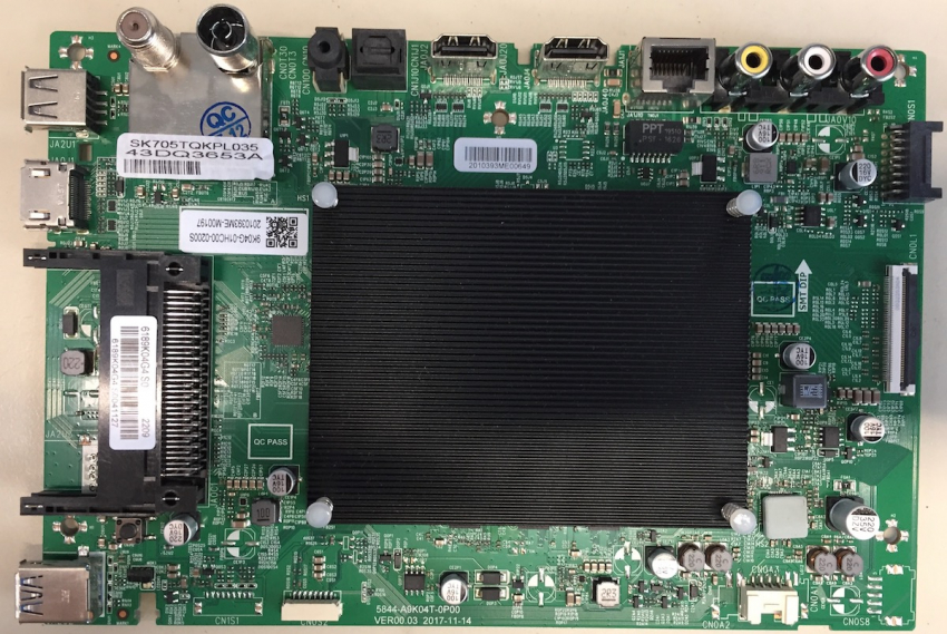 43DQ3653A 5844-A9K04T-0P00 VER00.03 SK705TQKPL035 6189K04G4.S0 Mainboard